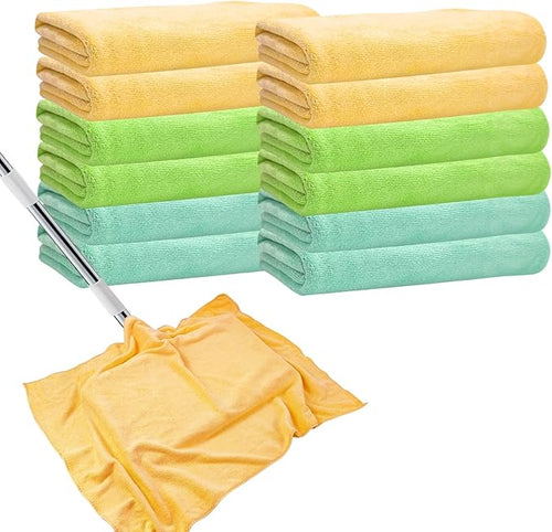 12 Pcs Extra Large Microfiber Cleaning Cloth, Microfiber Towels by CODOHI