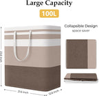 StorageRight Large Collapsible Laundry Basket Hamper - Image 2