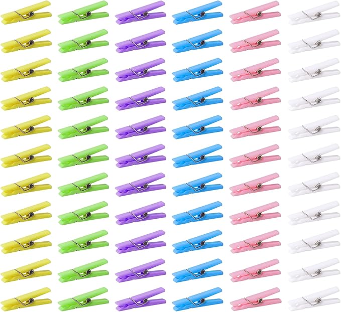 60PCS Party Favors, 60 Baby Shower Clothespin Games, 1.4 Inch Mini Clothes Pins - Image 6