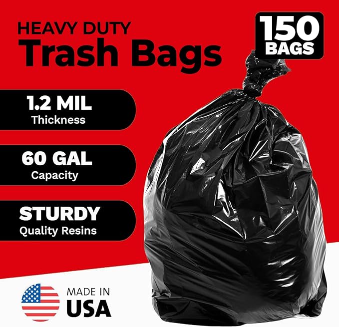 ToughBag 55-60 Gallon Heavy Duty Trash Bags - Image 3