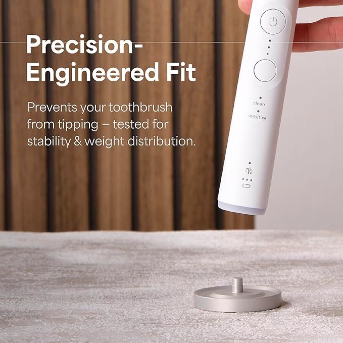Silver Toothbrush Holder Compatible - Image 2