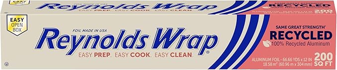 Reynolds Wrap Recycled Aluminum Foil, Recycled Foil Roll, Made From 100% by ReynoldsConsumerProducts