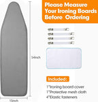 Ironing Board Cover and Pad, 15x54 Standard Size Thick Iron Padding, Scorch & - Image 6