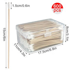 600 ct 6-Inch Long Cotton Swabs - Image 4