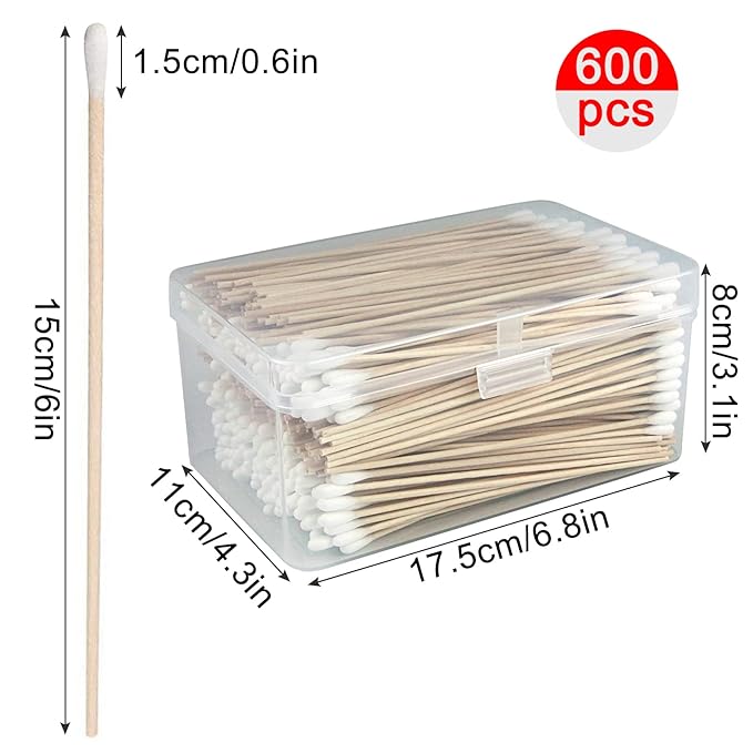 Eyxformula 600 PCS 6 Inch Cotton Swabs - Image 9