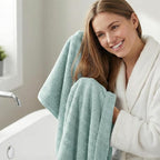 REDKISS 2-Pack Luxury Hand Towels, 16x32 Inch 450 GSM 100% Cotton, Super Soft - Image 5
