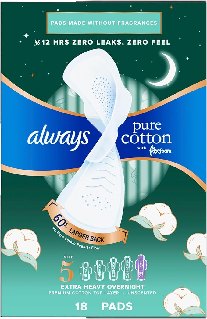 Always Pure Cotton Feminine Pads - Image 11