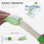 4Pcs Window Venetian Blind Cleaner Duster Tool, Washable 7 Fingers Dusting - Image 4