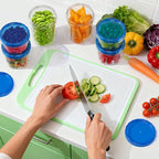 12 Pack- 34/24/17oz Freezer Storage Containers, Plastic Food Storage Containers - Image 8