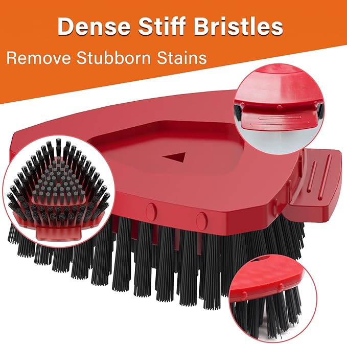 Upgraded Spin Mop Replace Scrub Mop Brush Compatible - Image 3