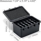KIWIFOTOS 24 Slots 21700/20700 Battery Storage Case IP67 Waterproof Hard Case - Image 8
