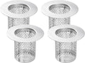uxcell 4 Pack Shower Drain Strainer, Fit Hole Size from 1.5" to 2.6" by uxcell