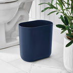 iDesign Small Slim Plastic Bathroom Trash Can, Garbage Can - Image 3
