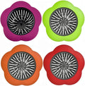 Kitchen Sink Strainer, Large Wide Rim 4.5" Diameter Sink Drain Strainer by JIANYI