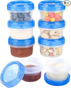 Salad Dressing Containers, Reusable Easy to Open Dressing, Dip Containers to Go by Atecare