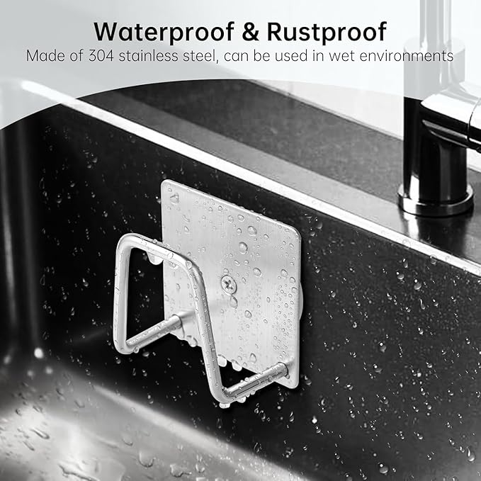 Magnetic Sponge Holder for Kitchen Sink, Kitchen Accessories, Dish Sponge - Image 5