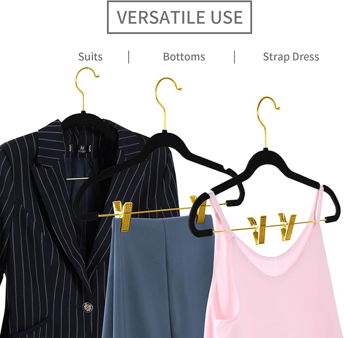 MIZGI Premium Velvet Pants Hangers - Image 3