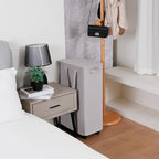 Slim Laundry Hamper with Lid and Wheels, Small Rolling Laundry Basket with - Image 2