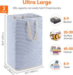 Lifewit 2 Pack Laundry Hamper Large Collapsible Laundry Baskets, Freestanding - Image 4