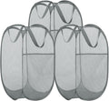 BATTOO 3 Pack Collapsible Laundry Basket Strong Mesh Pop Up Laundry Hamper by BATTOO