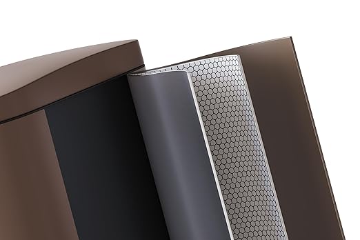 Garvee 2.6 gal / 10 L Metal Bathroom Trash Can - Image 3