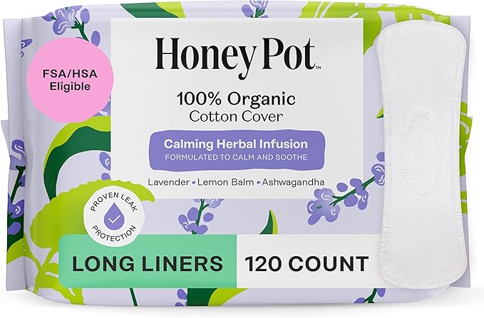 Honey Pot - Calming Long Panty Liners by TheHoneyPotCompany