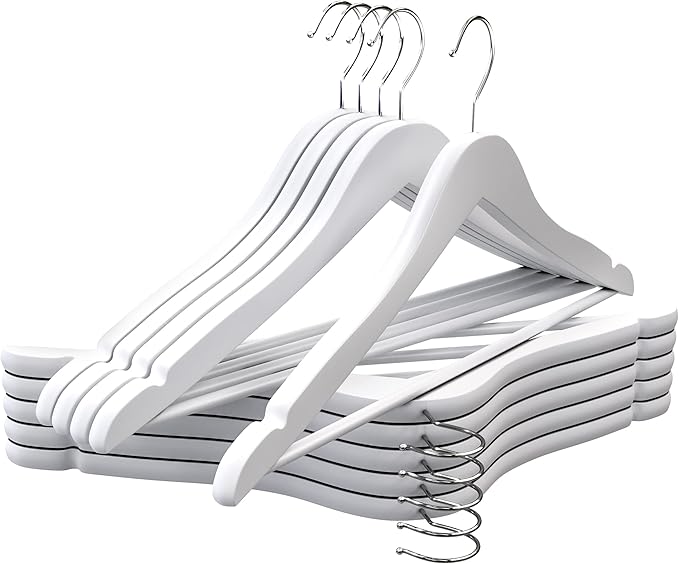 Utopia Home Premium Wooden Hangers 30 Pack - Image 8