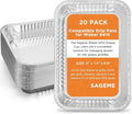 20 Pack Weber Grills Compatible Drip Pans 6415 by Sageme
