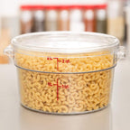 Cambro RFSCW2135 Camwear 2-Quart Clear Round Food Storage Container - Image 4