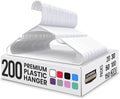 Utopia Home Plastic Hangers 200 Pack by UTOPIAHOME