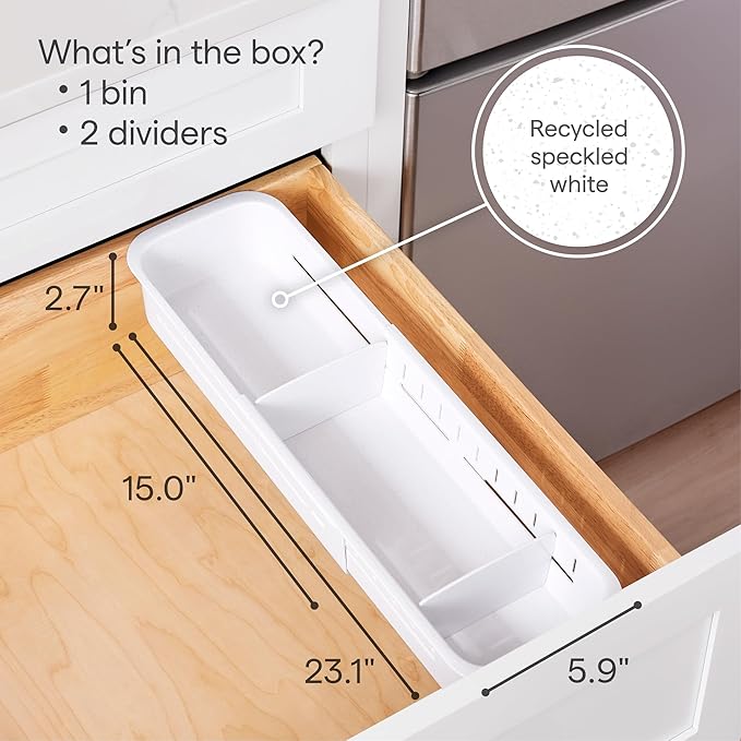 YouCopia DrawerFit Expandable Kitchen Drawer Organizer: Sliding Storage Tray - Image 5