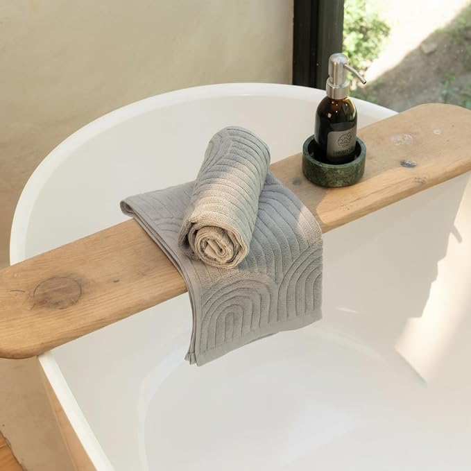 KIBAGA Decorative Hand Towels for Your Bathroom Or Kitchen – Luxurious Set of 2 - Image 5
