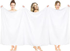 American Soft Linen 100% Cotton 600 GSM Turkish 40x80 Oversized Bath Towel Sheet by AmericanSoftLinen