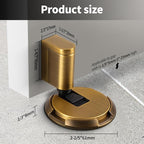 1 Pack Windproof Door Stoppers Adjustable Bottom of Door Holder No Drilling - Image 2