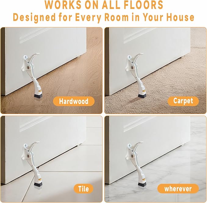 GoldPig Door Stoppers, 1 Pack Kickdown Door Stop - Image 5