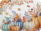 Fall Watercolor Pumpkin Dish Drying Mat 18 x 24 Inch by APORTT