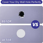 3 1/4 in Wall Protector Round, 10 Pack Doorknob Wall Shield Guard Door Stop - Image 3