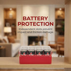 ALCYON Battery Organizer Storage Case, Battery Vault Box Container - Image 5