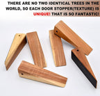 Wooden Door Stoppers, Large Wood Door Wedges - Image 6