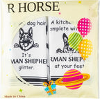R HORSE German Shepherd Kitchen Dish Towel - Image 6