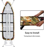 Hummingbird Flower Cover for Ironing Board 15x54 Inch Standard Size Iron Board - Image 4