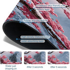 Christmas Welcome Winter Sink Faucet Absorbing Mat Cardinal Bird Super - Image 3