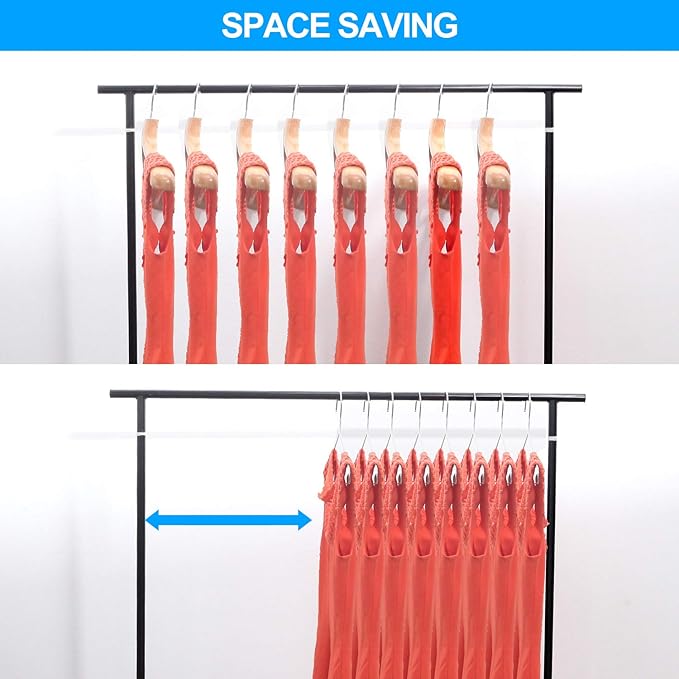 TIMMY Clothes Hangers 50 Pack Heavy Duty Stainless Steel Metal Hangers-16.5 - Image 7