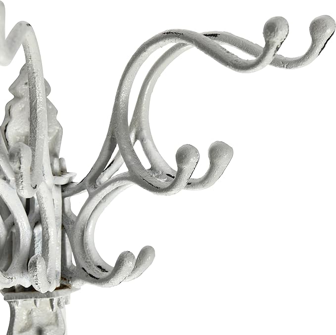 Creative Co-Op Antique Decorative Cast Iron Multi Hook Wall Hanger - Image 7