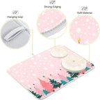 Christmas Tree Pink Dish Drying Mat - Image 4