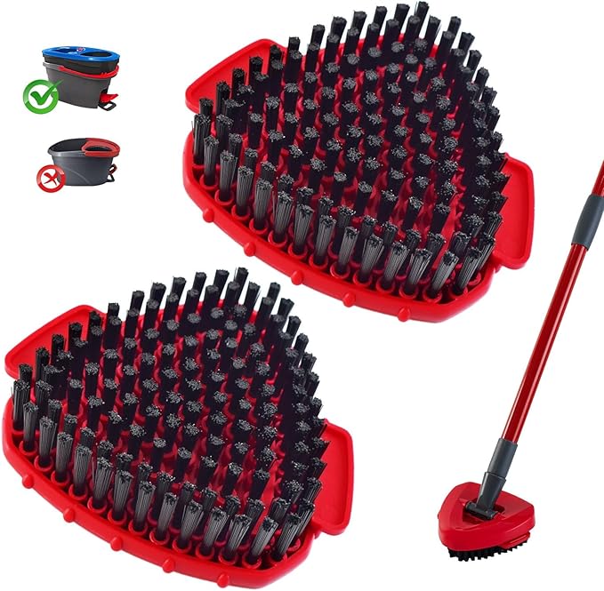 Scrubber Mop Head for Ocedar, Upgrade Scrub Brush for Ocedar, Spin Mop Scrub - Image 9