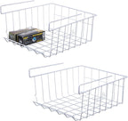 Lonians 2-Pack Under Shelf Hanging Storage Baskets by Lonian