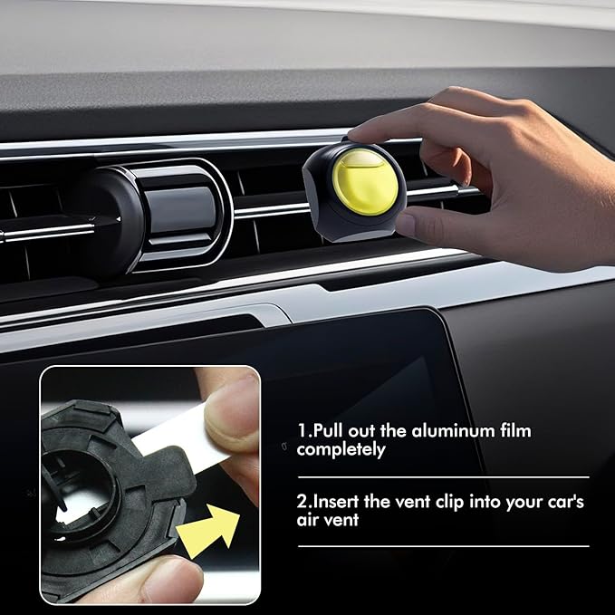 Car Air Freshener Vent Clips, 12 Pack, 6 Vanilla, 6 Lavender, Provides - Image 4