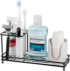 Toothbrush Holders for Bathrooms, Carbon Steel Tooth Brush Holder Electric by Heagoale