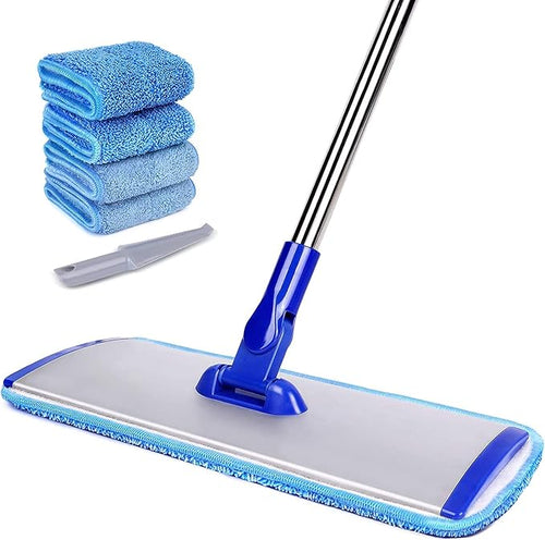 18" Professional Microfiber Mop Floor Cleaning mop, Flat Mop by Bryquelin